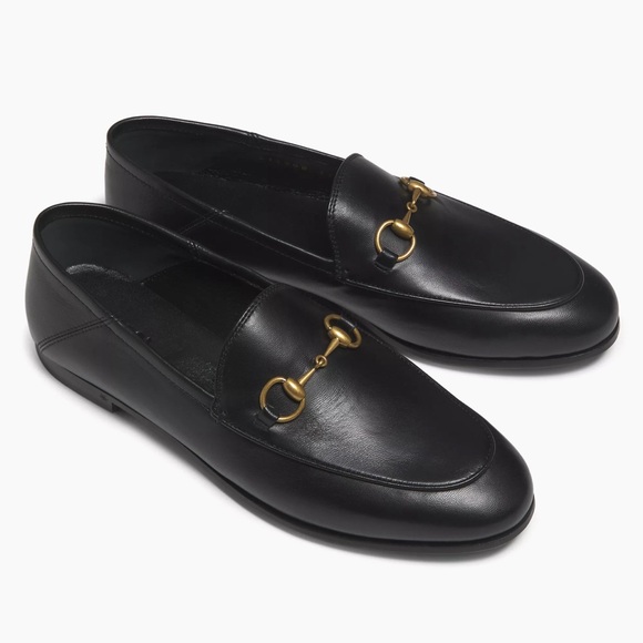 Gucci Shoes - Gucci Brixton Leather Horsebit Loafer